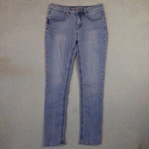 Diane Gilman Jeans Women’s 28 Blue Light Wash Slim Boot Slimage Denim Technology